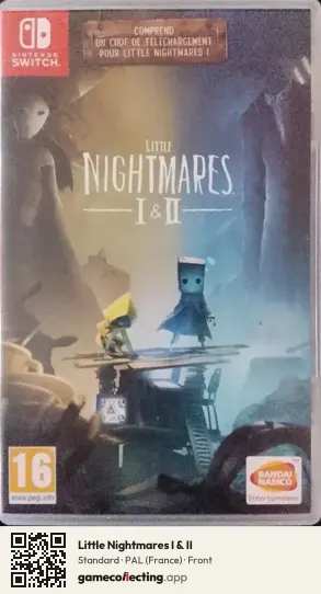 Little Nightmares I & II Nintendo Switch, France box front