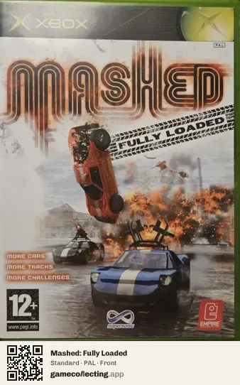 Mashed: Fully Loaded Xbox, PAL box front