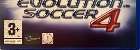 Pro Evolution Soccer 4, the PEGI square on its front
