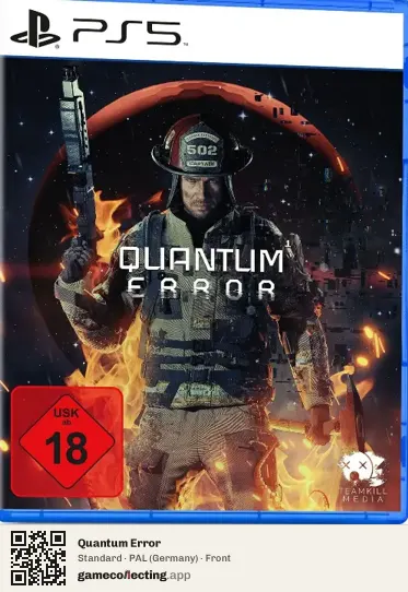 Quantum Error PlayStation 5, Germany box front