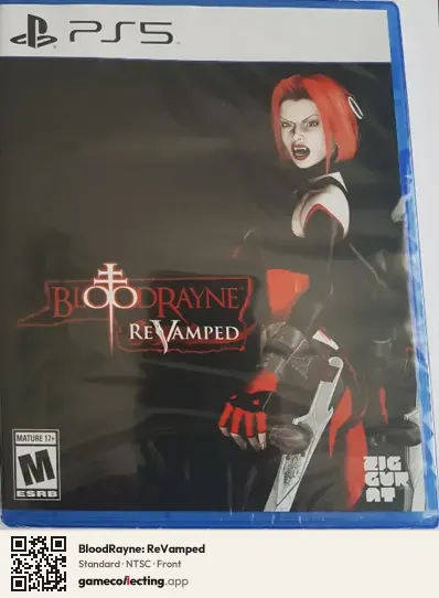 BloodRayne: ReVamped PlayStation 5, NTSC box front