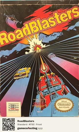 RoadBlasters Nintendo Entertainment System, NTSC box front