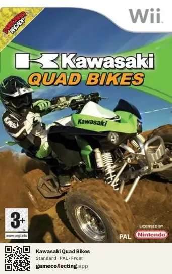 Kawasaki Quad Bikes Nintendo Wii, PAL box front