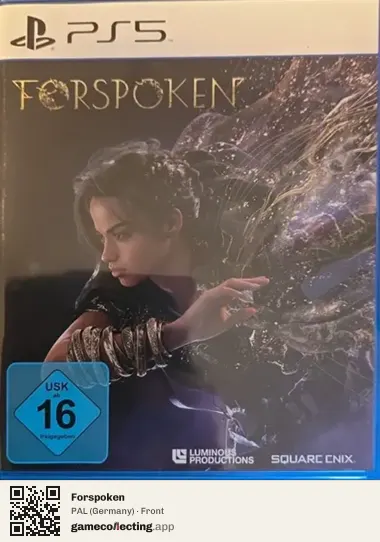 Forspoken PlayStation 5, Germany box front