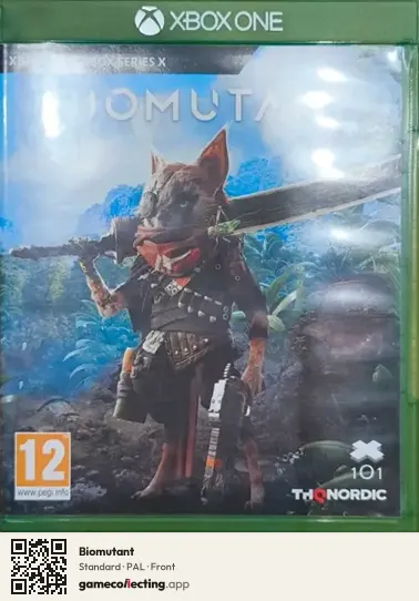 Biomutant Xbox One, PAL box front