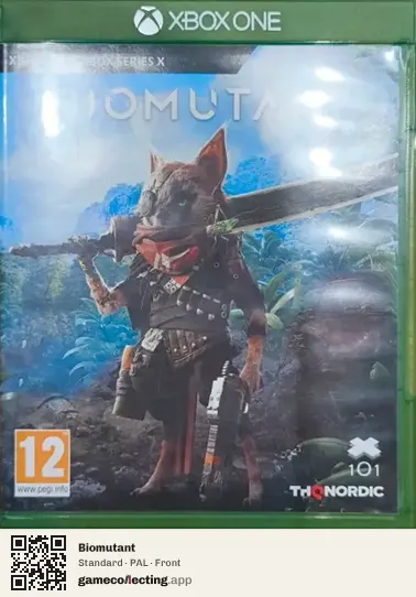 Biomutant Xbox One, PAL box front