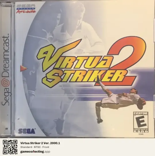 Virtua Striker 2 Ver. 2000.1 Sega Dreamcast, NTSC box front