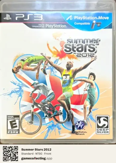 Summer Stars 2012 PlayStation 3, NTSC box front