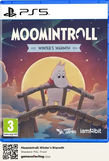 Moomintroll: Winter's Warmth PlayStation 5, PAL box front