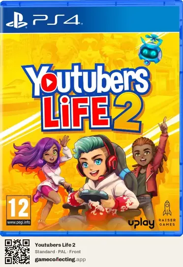 Youtubers Life 2 PlayStation 4, PAL box front