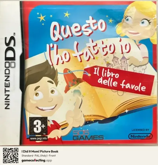 I Did It Mum! Picture Book Nintendo DS, Italy box front