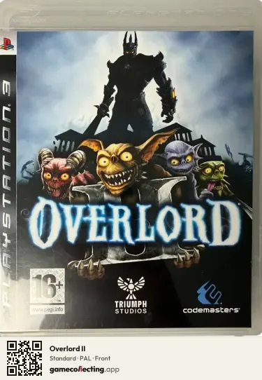 Overlord II PlayStation 3, PAL box front
