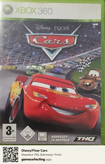 Disney/Pixar Cars Xbox 360, Germany box front