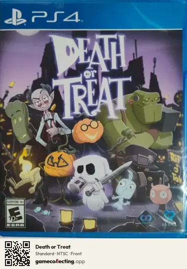 Death or Treat PlayStation 4, NTSC box front