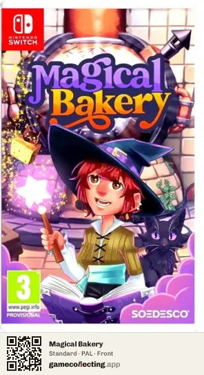 Magical Bakery Nintendo Switch, PAL box front