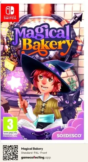 Magical Bakery Nintendo Switch, PAL box front