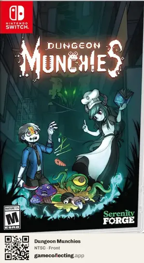 Dungeon Munchies Nintendo Switch, NTSC box front