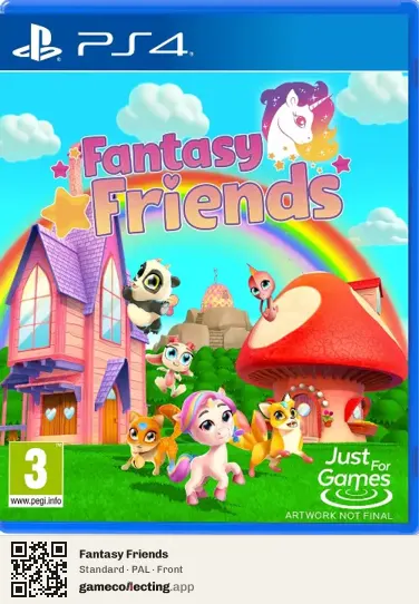 Fantasy Friends PlayStation 4, PAL box front