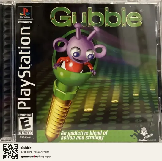 Gubble PlayStation, NTSC box front