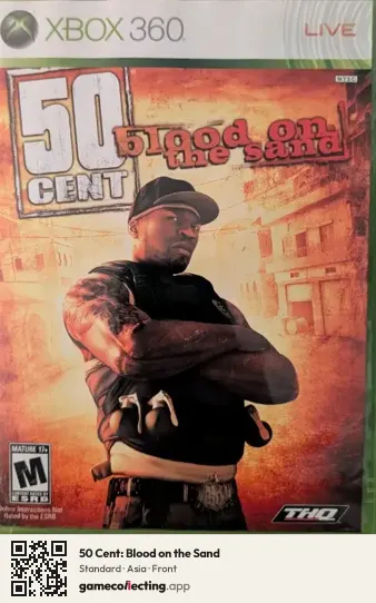 50 Cent: Blood on the Sand Xbox 360, Asia box front