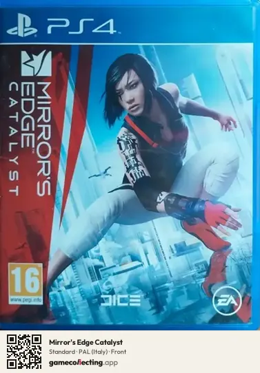 Mirror's Edge Catalyst PlayStation 4, Italy box front