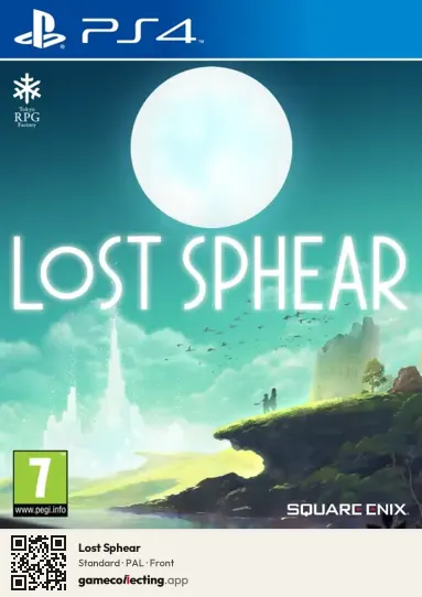 Lost Sphear PlayStation 4, PAL box front