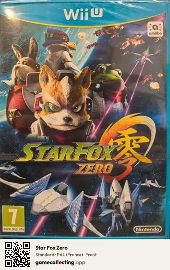 Star Fox Zero Nintendo Wii U, France box front