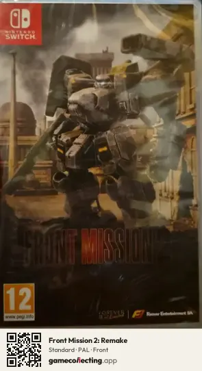 Front Mission 2: Remake Nintendo Switch, PAL box front