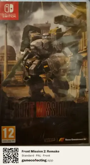 Front Mission 2: Remake Nintendo Switch, PAL box front
