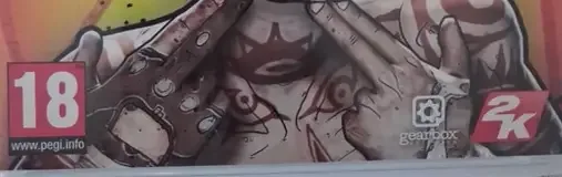 Borderlands 2, the PEGI square on its front