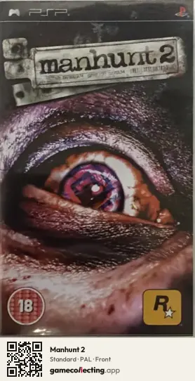 Manhunt 2 PlayStation Portable, PAL box front