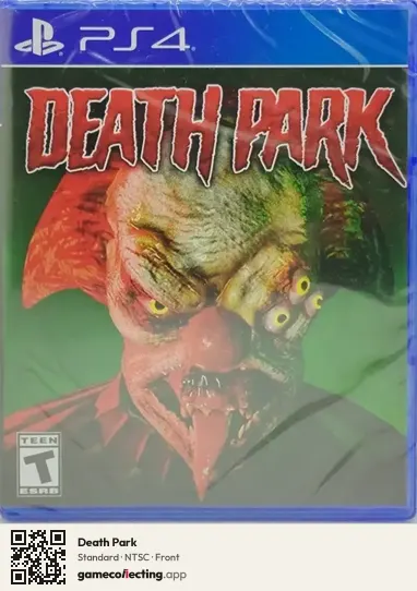 Death Park PlayStation 4, NTSC box front