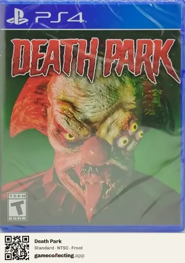 Death Park PlayStation 4, NTSC box front