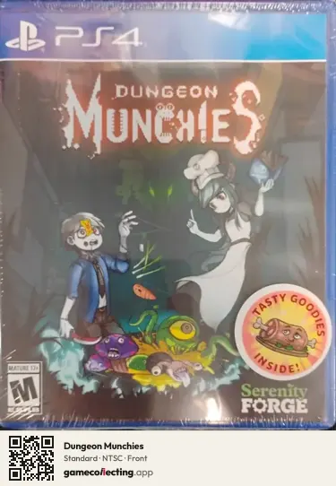 Dungeon Munchies PlayStation 4, NTSC box front