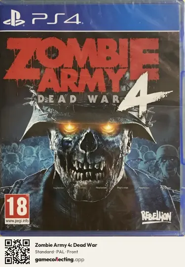 Zombie Army 4: Dead War PlayStation 4, PAL box front