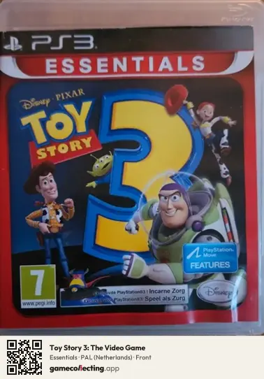 Toy Story 3: The Video Game PlayStation 3, Netherlands box front