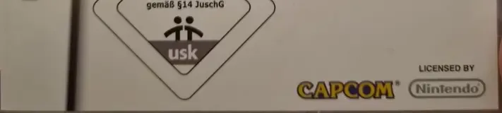 Phoenix Wright: Ace Attorney: Trials and Tribulations, the USK square on its front