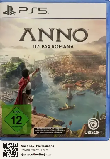 Anno 117: Pax Romana PlayStation 5, Germany box front