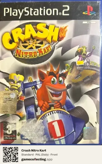 Crash Nitro Kart PlayStation 2, Italy box front