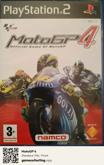 MotoGP 4 PlayStation 2, PAL box front