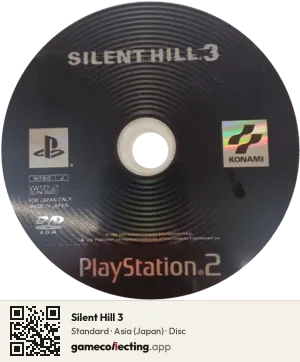Silent Hill 3 PlayStation 2, Asia disc