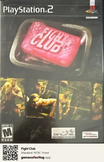 Fight Club PlayStation 2, NTSC box front