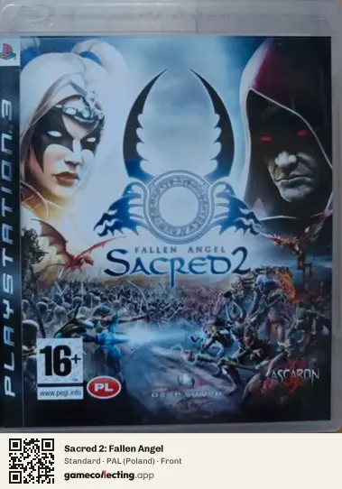 Sacred 2: Fallen Angel PlayStation 3, Poland box front
