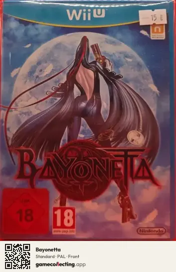 Bayonetta Nintendo Wii U, PAL box front