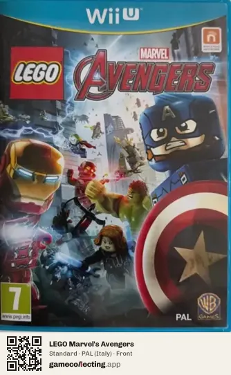 LEGO Marvel's Avengers Nintendo Wii U, Italy box front