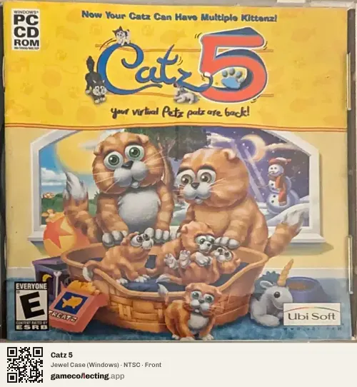 Catz 5 Computer, NTSC box front