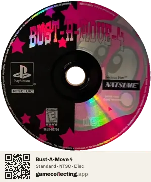 Bust-A-Move 4 PlayStation, NTSC disc