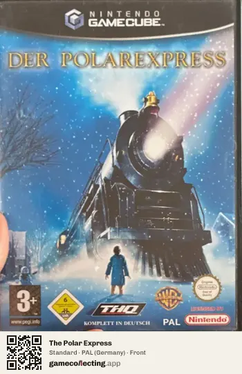 The Polar Express Nintendo GameCube, Germany box front