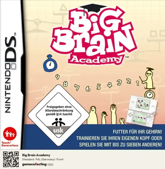 Big Brain Academy Nintendo DS, Germany box front