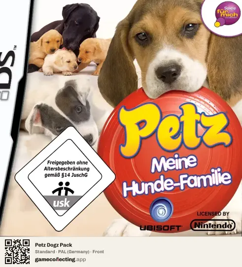 Petz Dogz Pack Nintendo DS, Germany box front